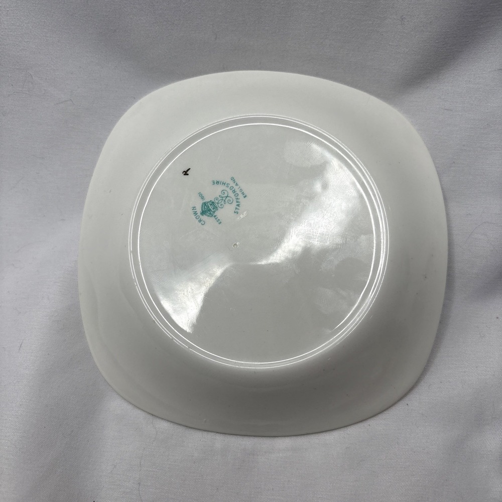 Crown‎ Staffordshire 1950s England London Policeman Ceramic Dish Square 5.25" - Picture 4 of 6
